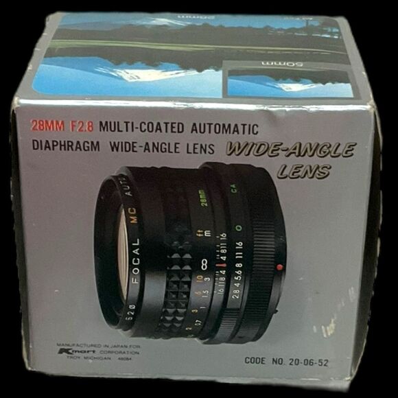 Focal 28mm F2.8 Multi-Coated Auto Diaphragm Wide-Angle Lens for Canon Mount - Picture 5 of 15